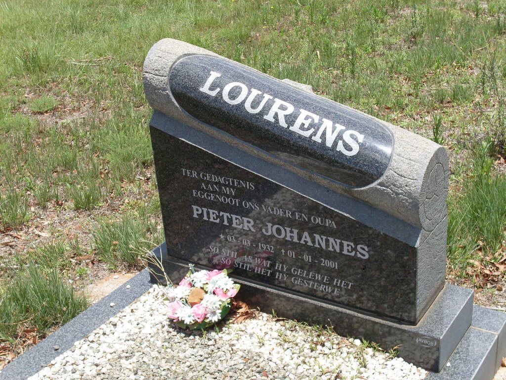 LOURENS Pieter Johannes 1932-2001